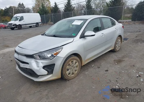 2022 Kia Rio Lx из США, поврежденный, VIN 3KPA24AD4NE473521